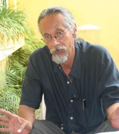 Roberto Laínez Díaz en la Casa del Escritor (Villa Monserrat)