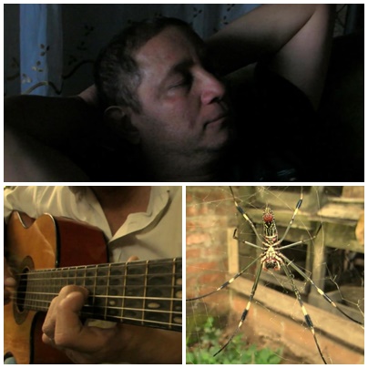 Collage Vértigo negro Óscar Perdomo León