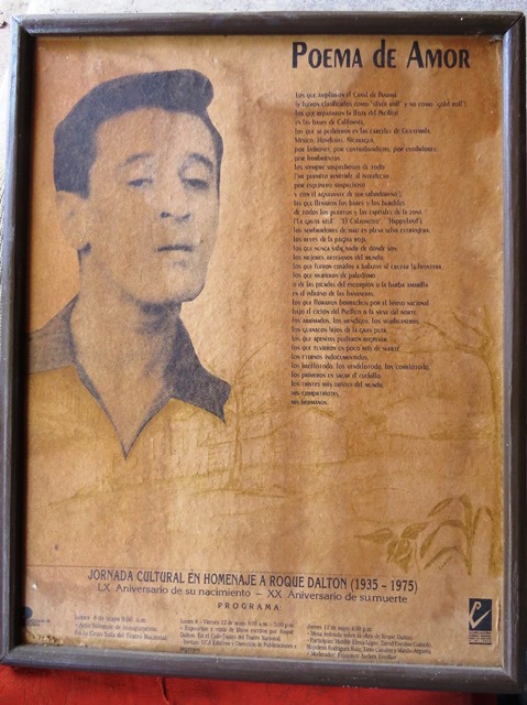 Afiche de Roque Dalton