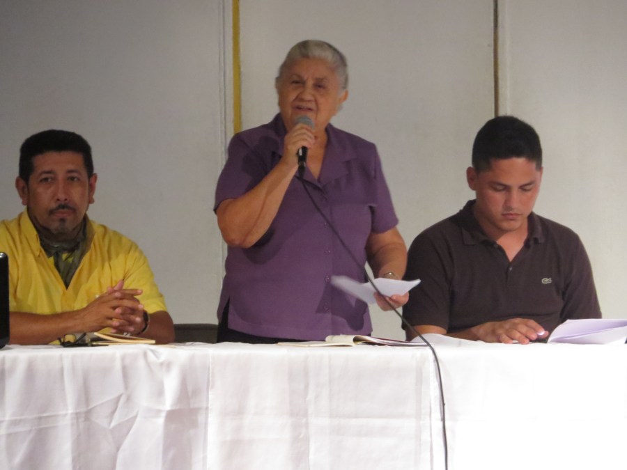Maura Echeverría. Festival Amada Libertad en Sensuntepeque, 2016.