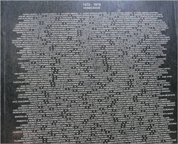 MONUMENTO A LA MEMORIA Y LA VERDAD. El Salvador. Imagen1 (6)